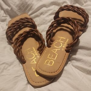 Beach by Matisse Braided Tan Sandals